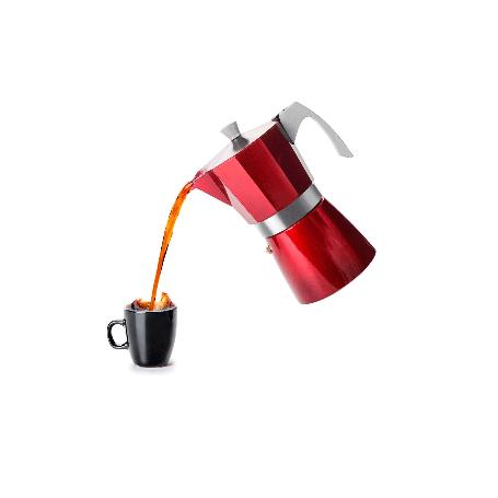 CAFETERA ITALIANA ELBA RED  9 T