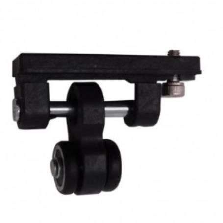 POLEA CORREDERA PERGOLA 20MM NEGRA