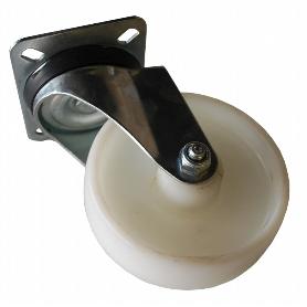 RUEDA NYLON CON PLACA 125 MM. SIN FRENO 16138