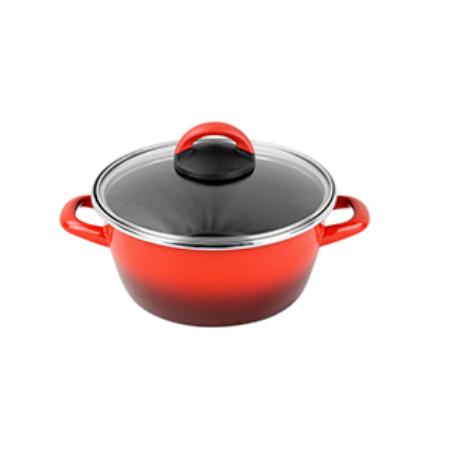 CACEROLA K2 ROJA 24 CMS. MAGEFESA
