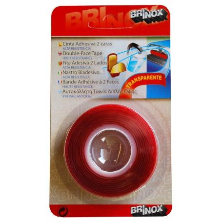 CINTA ADH.2CAR.19MM.X1.5MT.TRANSP.