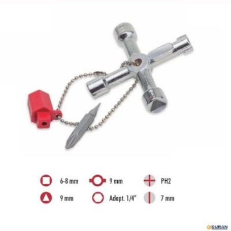 LLAVE UNIVERSAL 9 EN 1