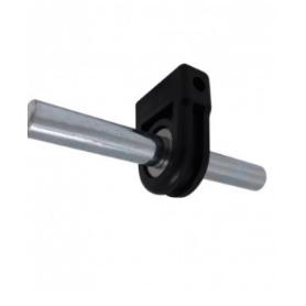 SOPORTE EJE TOLDO DOBLE NEGRO