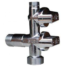 VALVULA ANGULAR COMBI 1/2-3/4-3/8 ARCO