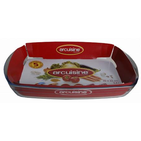 FUENTE RECT.CRISTAL 30X18