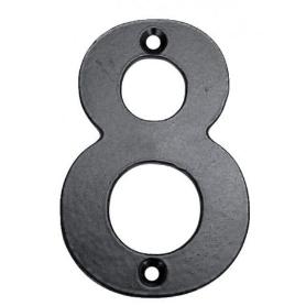 NUMERO 8 HIERRO FORJADO 100MM.