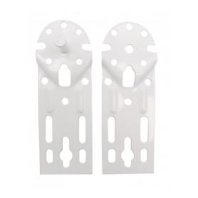 JUEGO SOPORTE EJE TOLDO PARED BLANCO