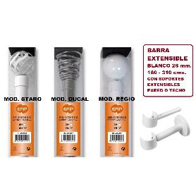 BARRA CORT.EXT.28MM 1,6-3,10 BLANCA STARO