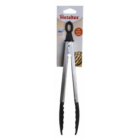 PINZA MULTIUSO INOX  SILICONA 28CM.
