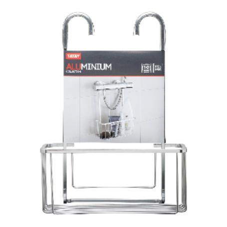 CESTILLO CON COLGADOR GRIFO ALUMINIUM TATAY