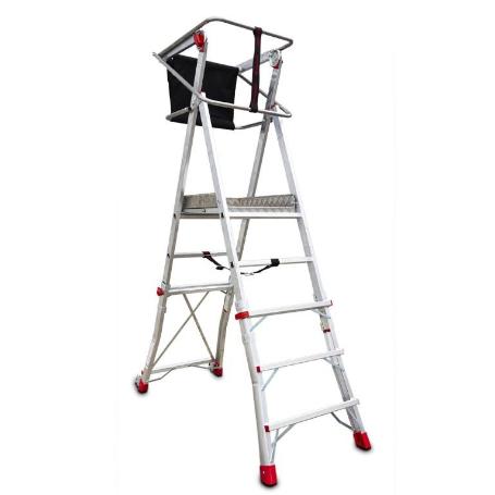 ESCALERA C/ ESTABILIZADORES 5 PELDAÑOS PLS5