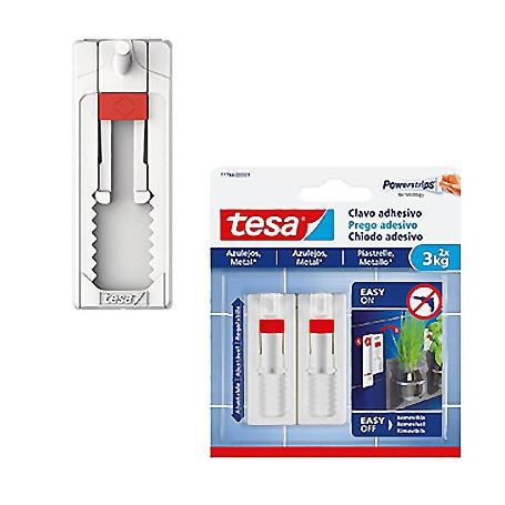TESA SMS CLAVO ADHESIVO AJUSTABLE PARA AZULEJOS HASTA 3 K  77764