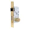 CERRADURA PARA PUERTAS DE MADERA 2010, CILINDRO TE5 REDONDO, ENTRADA DE 50MM, ACABADO HIERRO LATONADO