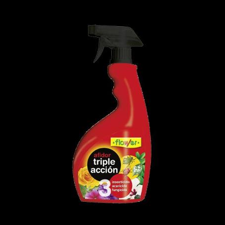 FLOWER INSECTICIDA TRIPLE ACCION PULVERIZADOR 450ML AFIDOR 30614