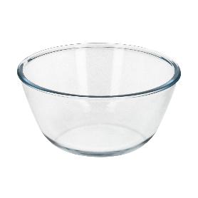 BOL DE CRISTAL, IDEAL PARA MEZCLAS. 1.5 LITROS. LIBRE BPA, CRISTAL DE BOROSILICATO.ENSALADAS, POSTRES, COCINA, RESP