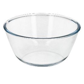 BOL DE CRISTAL, IDEAL PARA MEZCLAS. 2.0 LITROS. LIBRE BPA, CRISTAL DE BOROSILICATO.ENSALADAS, POSTRES, COCINA, RESP