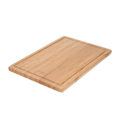 TABLA CORTAR COCINA FABRICADA EN MADERA DE BAMBU 100% CON RANURA 32X25,5 CM.TABLA CORTAR,CARNE PESCADO,VERDURAS,FRU