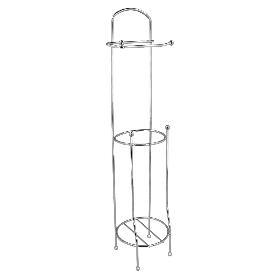 Portarrollos Papel Higienico Vertical Para Baño, Rollos De Reserva, Ø 15 x  65 cm. - BigMat