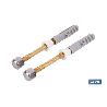 SET 2 PCS PARA SANITARIO WC 5 X 80 LATÓN
