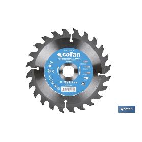 DISCO DE SIERRA CIRCULAR PARA MADERA Ø150 X 2,5 X 20 MM, 24 DIENTES