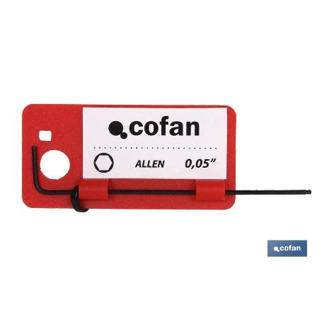 LLAVE ALLEN PULGADAS 0,05 VENTA UNITARIA