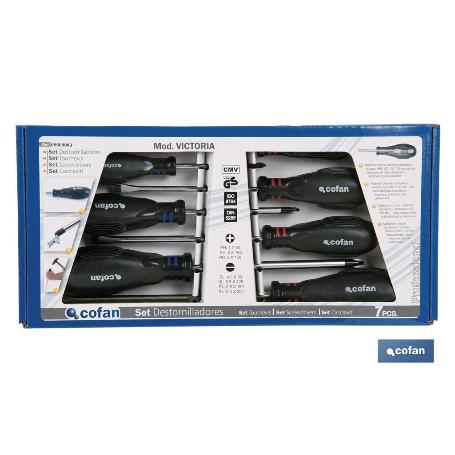 SET DESTORNILLADOR 7 PCS