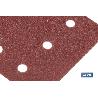 HOJA DE LIJADO LIJADORA ORBITAL 8 AGUJEROS 114 X 140 MM G 80   CAJA 5 UNID.