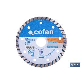 DISCO DIAM.TURBO PROFESIONAL 115MM.