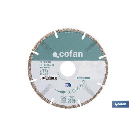 DISCO ELECTRODEP.  REFORZ. 115 MM