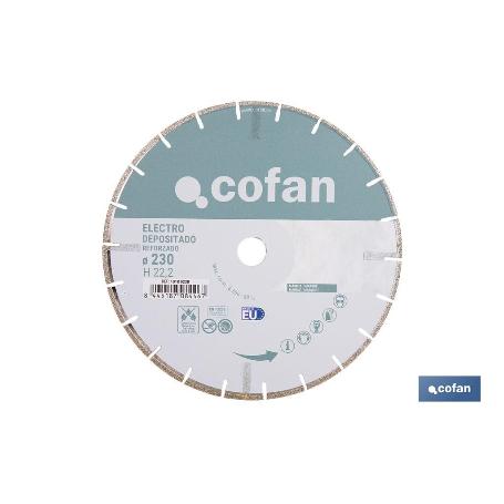 DISCO ELECTRODEP.  REFORZ. 180 MM