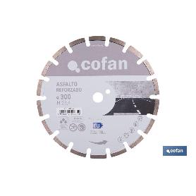 DISCO REFORZADO ASFALTO 300MM H10 - H25,4