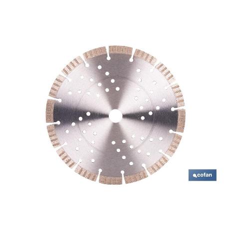 DISCO DIAMANTE CANTERO STANDARD H-12MM, 230MM