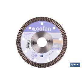 DISCO DIAMANTE PORCELANICO EXTRAFINO H-10MM, 230MM