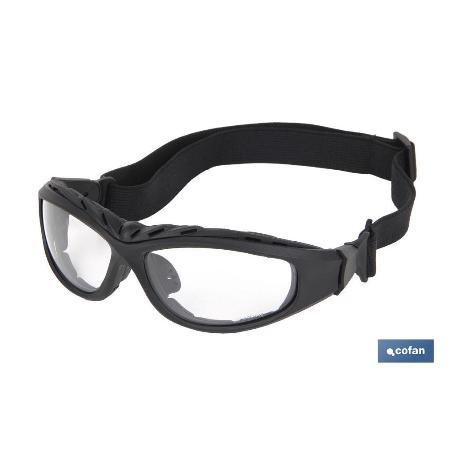 GAFA SEGURIDAD OSCURA ACOLCHADA 4 EN 1