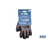 GUANTE ANTICORTE HPPE IMPREGNADO DE LATEX RUGOSO TALLA 6 VENTA UNITARIA