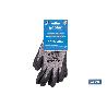 GUANTE ANTICORTE HPPE IMPREGNADO DE LATEX RUGOSO TALLA 9 VENTA UNITARIA
