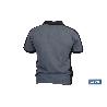 POLO BALDER ELASTANO 210 G/M2 GRIS OSCURO-NEGRO TALLA L