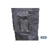 PANTALÓN DE TRABAJO HEIMDALL ELASTANO 280 G/M2 GRIS OSCURO CON DETALLES NEGROS TALLA 38