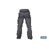 PANTALÓN DE TRABAJO HEIMDALL ELASTANO 280 G/M2 GRIS OSCURO CON DETALLES NEGROS TALLA 54