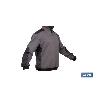 SUDADERA RANGER CUELLO CREMALLERA 280GMS GRIS-NEGRO T-XXXL
