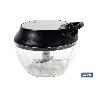PICADORA MANUAL, TAPA Y ACCESORIO BATIDOR 500 ML