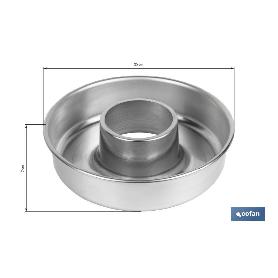 MOLDE ROSCO  ALUMINIO 25CMVENTA UNITARIA