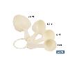 JUEGO DE 4 CUCHARAS MEDIDORAS 60 ML, 80 ML, 120 ML, 240 ML