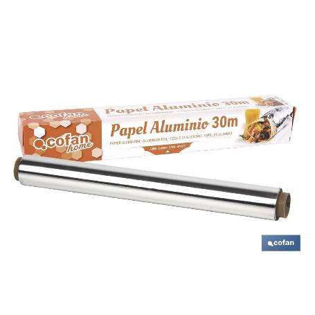 PAPEL ALUMINIO DOMÉSTICO 30M