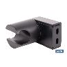SOPORTE DE DUCHA PARA PARED COLOR NEGRO ABS