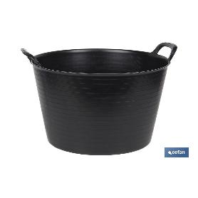 CAPAZO NEGRO RECICLADO 56 L 59,5 X 52,5 X 37 CM   CAJA 5 UNID.