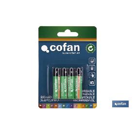 BLISTER 4 PILAS RECARGABLES AAA 900MAH   CAJA 10 UNID.