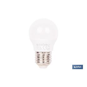 BOMBILLA LED ESFÉRICA E27 6.5 W 806 LM 3000 K