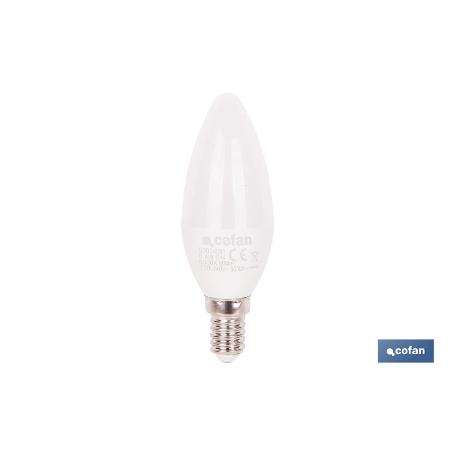 BOMBILLA LED VELA 6.5 W E14 806 LM 6500 K