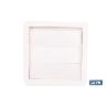 REJILLA DE VENTILACIÓN ABS BLANCO LAMAS MÓVILES Ø10 CM   CAJA 5 UNID.